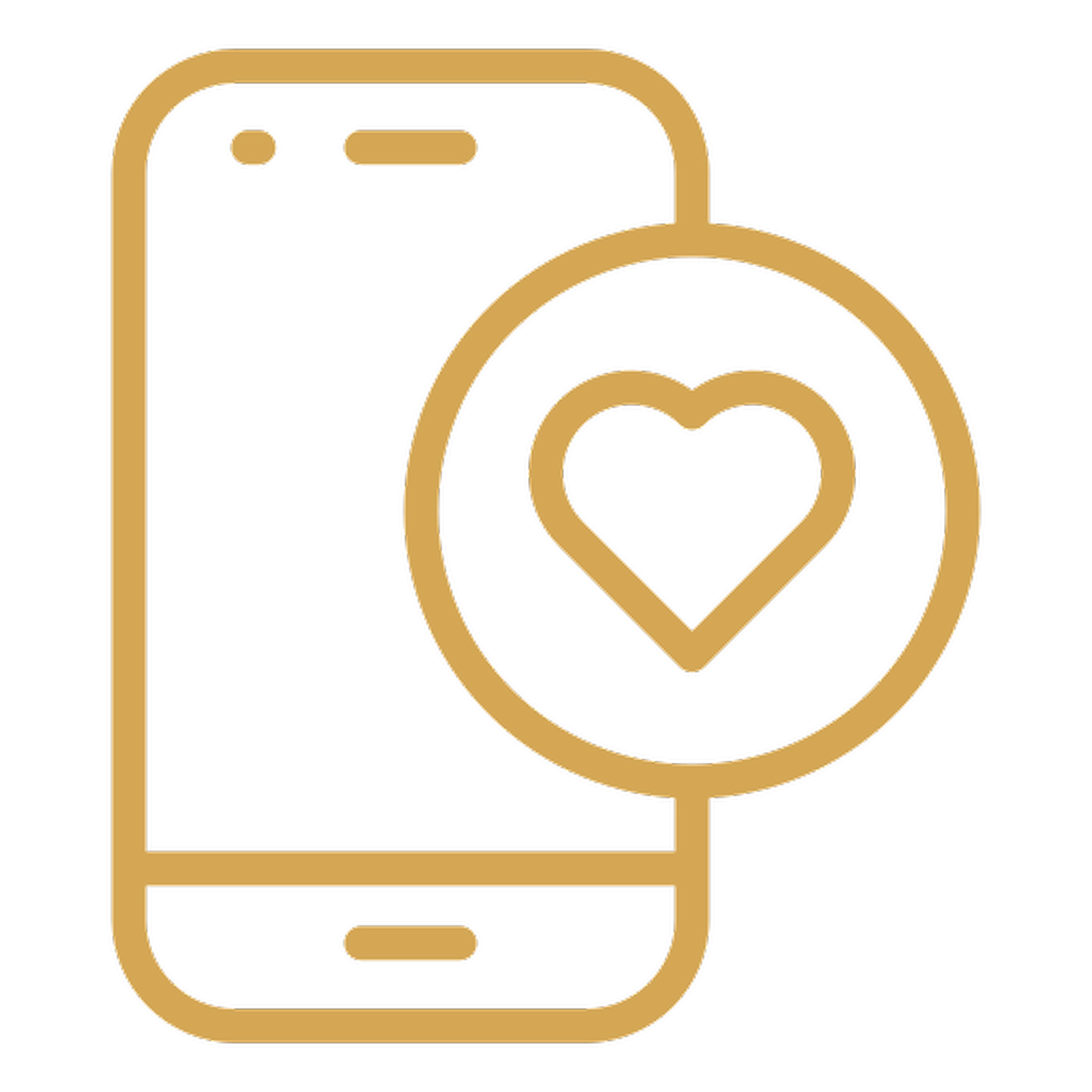 Custodia24 - 24h Betreuungskräfte - Handy mit Herz-Symbol